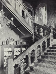 Kensington, Holland House, Escalera Principal, c 1607 de English Photographer
